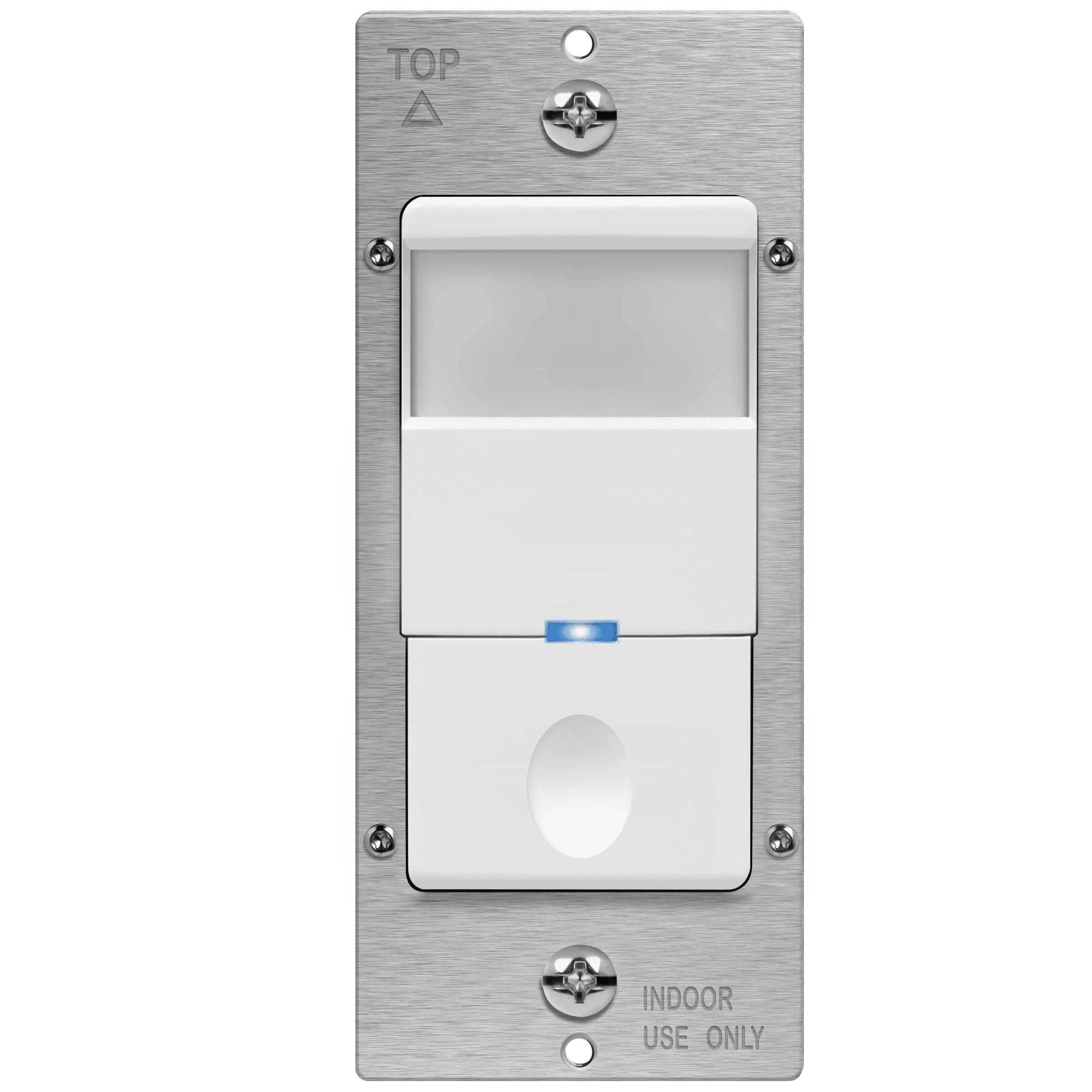 TOPGREENER Motion Sensor Light Switch, in-Wall Occupancy Detector, No  Neutral Required, 4A 500W 1/8HP, 120-277VAC, Ground Wire Required, Single  Pole, UL Listed, TDOS5-J-W, White - Walmart.com  Walmart.com