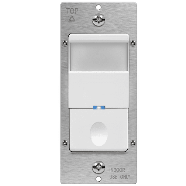 TOPGREENER Motion Sensor Light Switch, inWall Occupancy Detector, No Neutral, 4A 500W 1/8HP
