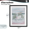 thumbnail image 4 of Stupell Industries Rustic Lodge Swan Serenade on Lake Black Framed Print Under Glass, 13 x 16, by Adreane Fippinger, 4 of 8