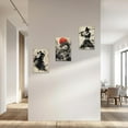 thumbnail image 3 of Hieng 3 Pieces Samurai Wall Art Canvas Prints Japanese Wall Decor Japan Culture Decor Bushido Poster Samurai Room Decorations Unframed, 3 of 6
