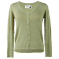 thumbnail image 6 of ZUARFY Women Spring Long Sleeve Knitted Short Cardigan V-Neck Button Down Solid Color Sweater Jacket Lightweight Thin Outwear, 6 of 14