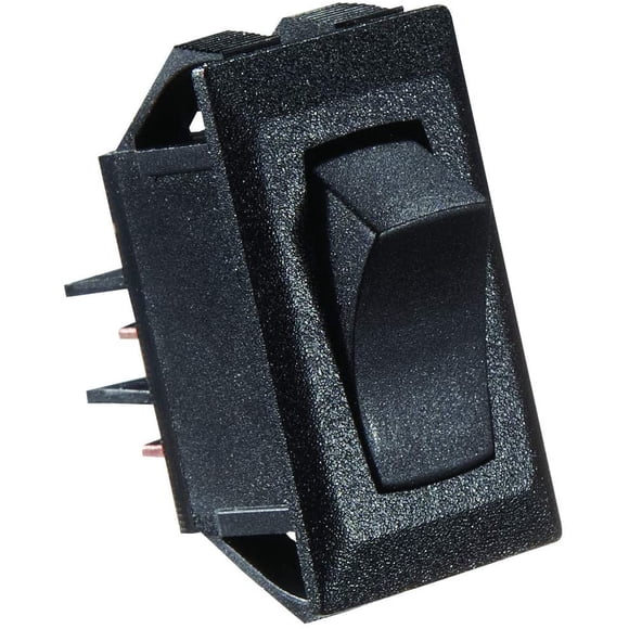 RV Designer Collection S261 Black 10 Amp Rocker Switch