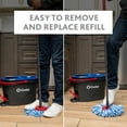 thumbnail image 4 of O-Cedar RinseClean Spin Mop Microfiber Refill, 1 CT (Pack of 3), 4 of 7