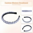 thumbnail image 4 of Unique Bargains Thick Braided Headbands Non-slip Fashion Headbands Twisted Braid Knotted Hair Hoop for Women Blue, 4 of 7