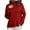 Wine-03, variant on STETMN Women's Turtleneck Sweaters Knitted Long Sleeve Pullover Loose Chunky Fall Jumper Top