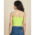 thumbnail image 4 of Moomaya Basic Crop Top For Women, Halter Neck Knitted Casual Top, 4 of 8