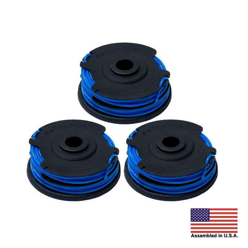 Homelite autofeed dual .065" string trimmer spool line 3 Pack