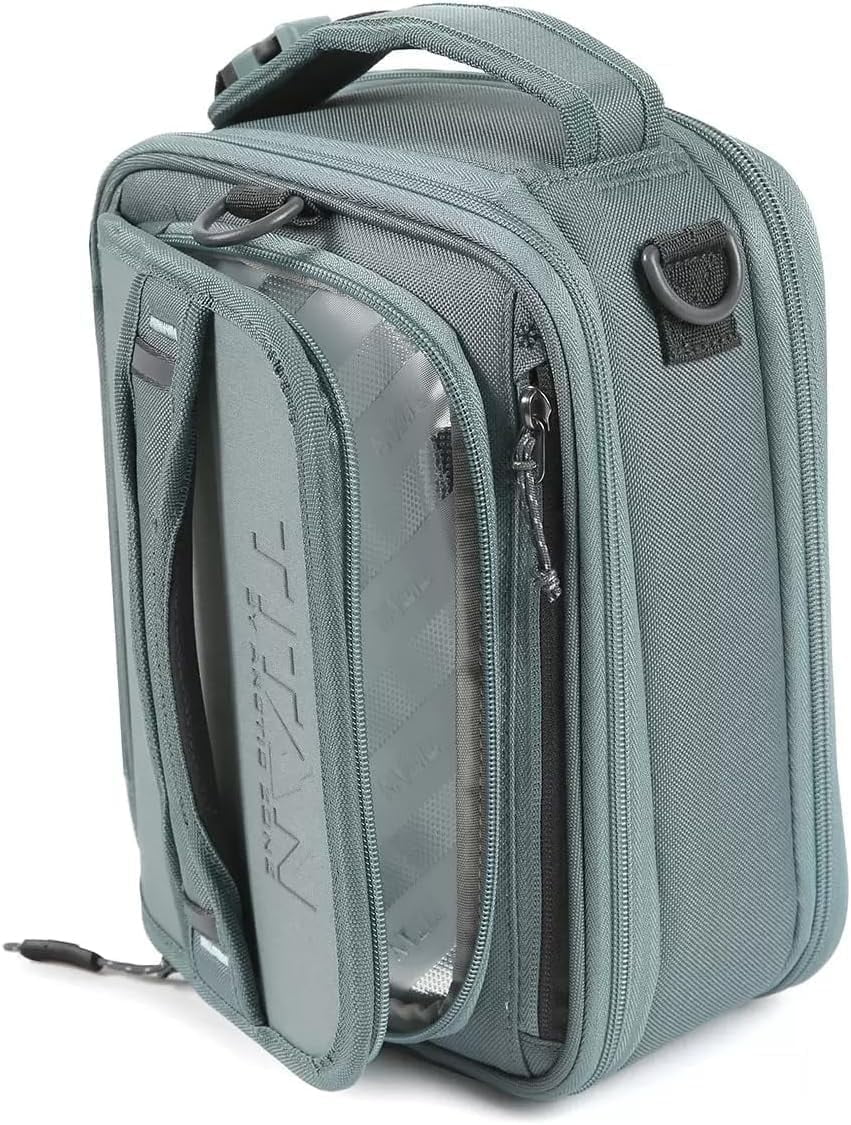 Titan by Arctic Zone Fridge Cold Expandable Lunch Box (Green/Grey)