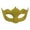 Gold, variant on Mskk Glitter Masquerade Mask for Women, Venetian Scalloped Half‑Face Mask Halloween Mardi Gras Carnival Costume Ball Cosplay Accessory for Night Event, Multiple Color Options, Purple