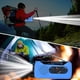 thumbnail image 4 of Wind Up Radio solar Radio solar de emergencia Radio con manivela con batería recargable Alarma SOS A Tomshoo  Azul, 4 of 7