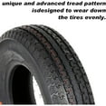 thumbnail image 3 of WEIZE ST225/75R15 Radial Trailer Tires 10 Ply and 15" White Rim 6 on 5-1/2" Trailer Tire On Rim 225 75r15 Load Range E 10PR, 3 of 7