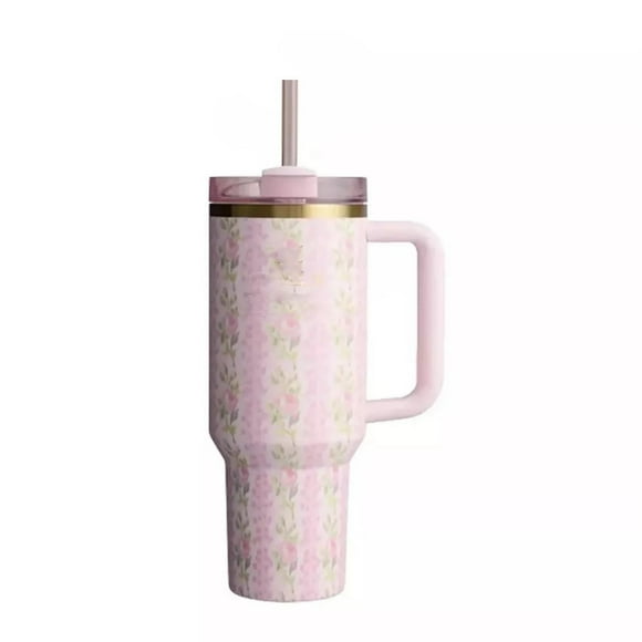 Stanley Quencher H2.0 Tumbler with Handle and Straw 40 oz | Flowstate 3-Position Lid | Cup Holder Compatible for Travel | Insulated Stainless Steel Cup | BPA-Free