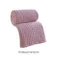 thumbnail image 3 of Waffle Jacquard Knit Blanket Throw for Adults, Soft Plush Fleece Blanket for Couch Bed Sofa, Lightweight Decorative Cozy Warm Nap Blanket for Home Office Travel, 3 of 6