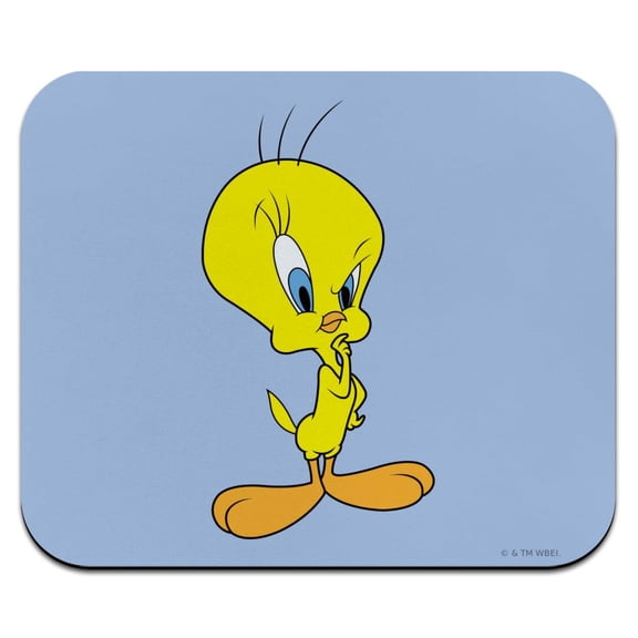 Looney Tunes Tweety Low Profile Thin Mouse Pad Mousepad