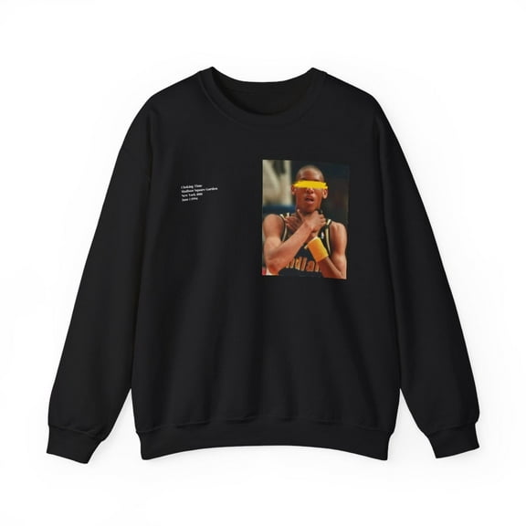 Haliburton Wear Reggie Miller Choked basketball Unisex Heavy Crewneck Sweatshirt-KBRM3101-S18-Black-S