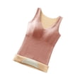 thumbnail image 1 of Guardurnaity Chaleco térmico para mujer, ropa interior acolchada para clima frío de terciopelo cálido para invierno para mujer, ropa interior Ropa interior Rosado, 1 of 6