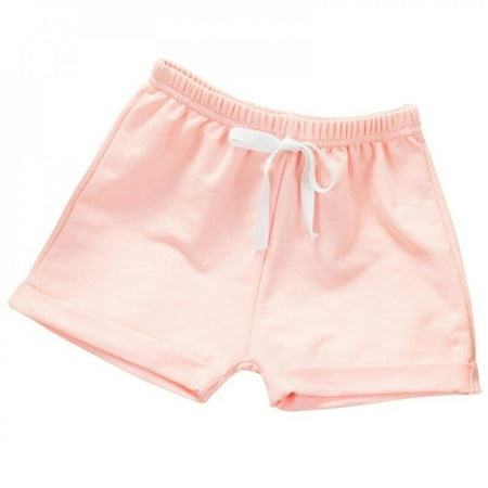 

Bullpiano Summer Kids Boys Girls Casual Sport Style Fashion Cotton Solid Color Shorts