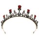 thumbnail image 1 of 1 unid retro Rhinestone Crown Diadema de novia Diadema de novia Decoración del pelo, 1 of 5