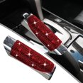 thumbnail image 3 of Funda de freno de mano de cristal para coche, funda universal de lujo para coche Rojo, 3 of 5