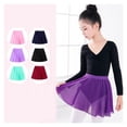 thumbnail image 2 of Ballet Waistband Leotard Chiffon Skirt Ballet Chiffon Wrap Skirt Girls Ballet Chiffon Wrap Skirts Dance Skirt for Toddlers Kids, 2 of 7