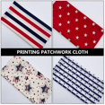 thumbnail image 2 of 7Pcs US Flag Cotton DIY Cloth Sewing Fabric Handmade Patchwork Fabric, 2 of 2