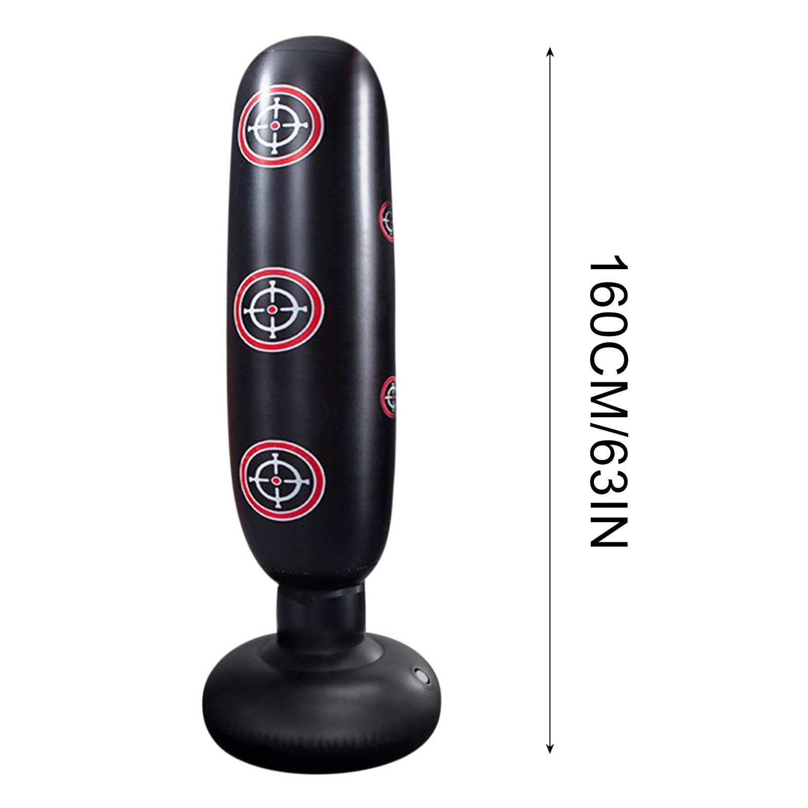 Yunuuuoa Professional Inflatable Boxing Bag for Adults - Heavy Duty PVC Punching Bag with Stand, Portable MMA Training Equipment for Home Gym Fitness Workout