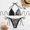 07, variant on Top-kevin Women's Sexy Triangle Bikini Sets Cheeky Thong Swimsuit Adjustable Straps Bathing Suit