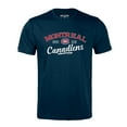 thumbnail image 2 of Men's Levelwear Navy Montreal Canadiens Richmond Ice Wall T-Shirt, 2 of 3