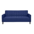 thumbnail image 1 of Sofá Cama HomeTrends Capitonado con almacenamiento Azul, 1 of 4