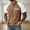 Coffee, variant on Men's Waffle Knit Henley Raglan Short Sleeve Casual T-Shirts with Pocket