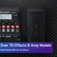 thumbnail image 2 of Zoom Procesador Multiefectos para Cuatro Guitarras G1X con Pedal de Expresión, con Más de 70 Efectos Incorporados, Modelado de Amplificador, Looper, Sección Rítmica, Afinador, Alimentado por Batería, 2 of 6