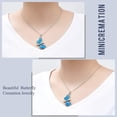 thumbnail image 3 of Minicremation Cremation Jewelry for Ashes - Memorial Keepsake for Beloved's Ashes Urn Pendants Butterfly Cremation Necklace for Ashes for Women, 3 of 6