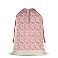 thumbnail image 2 of Christmas Bags Drawstring,Pink Christmas Snowman Pattern Large Xmas Christmas Gift Bags,Reusable for Xmas and New Year Party Favors and Supplies,27.6" X 19.7", 2 of 4