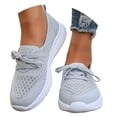 thumbnail image 3 of Leozcaa Loafers for Women Comfortable Mesh Slip on Work Flats Shoes Womens Dressy Casual Walking Shoes, 3 of 8