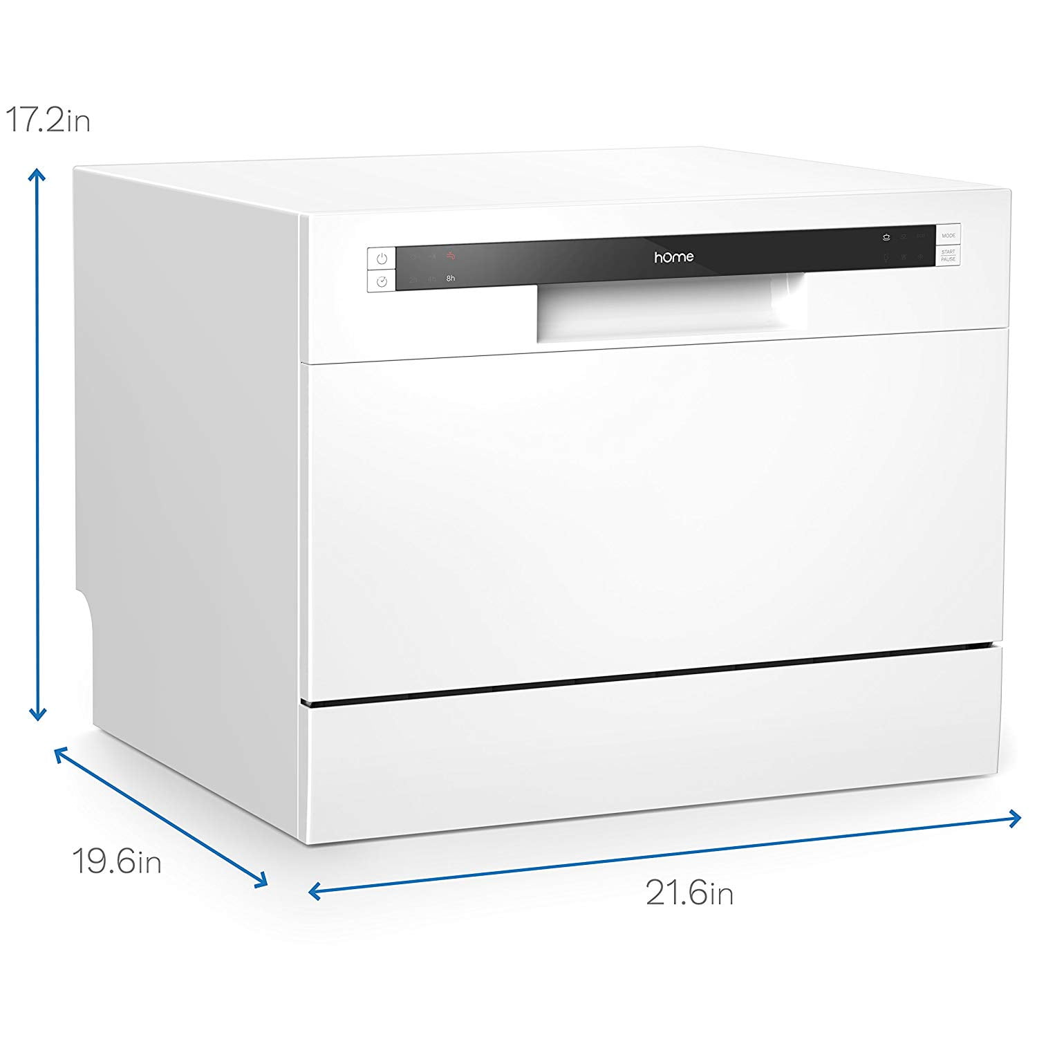 Homelabs Compact Countertop Dishwasher Portable Mini Dish Washer
