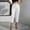 *White, variant on ClodeEU Women's High Waist Stretch Capri Pants,Slim Fit Solid Color Cropped Pants with Pockets Beige,Women's Plus L