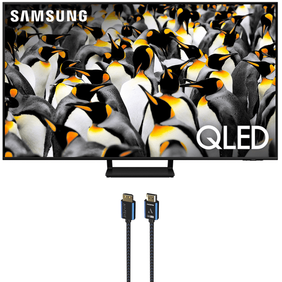 Samsung QN85Q70DAFXZA 85 Inch Class QLED 4K Smart TV with an Austere 5S-4KHD2-2.5M V-Series 2.5m Premium 4K HDR HDMI Braided Cable (2024)