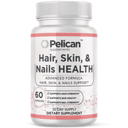 Pelican Hair Skin & Nails Support – Advanced Hair, Skin & Nails Formula – 60 Capsules
