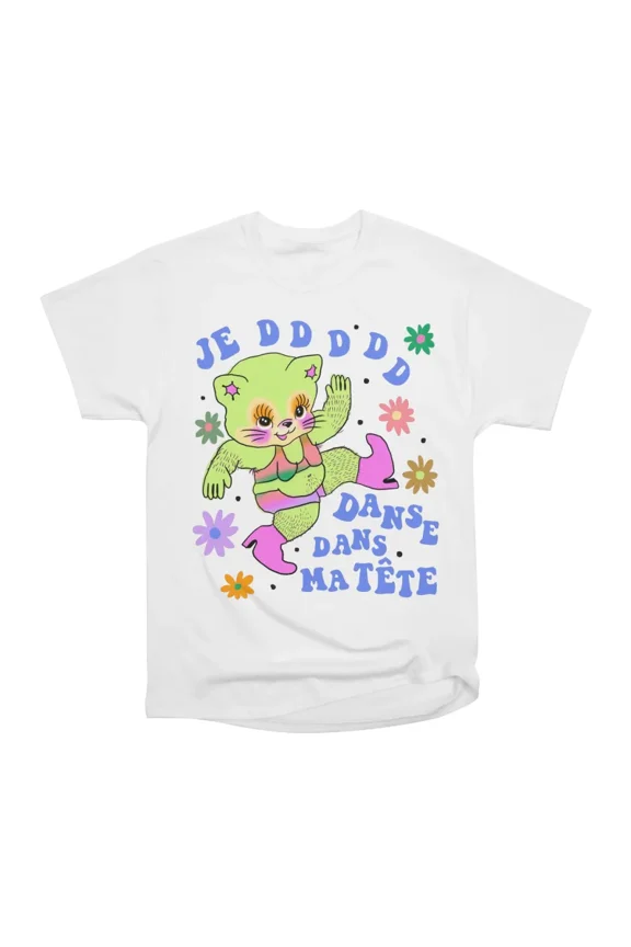 all gender je danse dans ma tte T-Shirt Tee Gift For Him Merch For Her Apparel For Friend