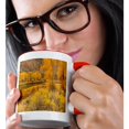 thumbnail image 2 of 3drose, Usa, Colorado, Eagle River. Cottonwoods in Fall Color and River., 11oz Two-tone Red Mug, 2 of 6