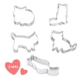 thumbnail image 1 of AMERTEER 2 Set Cat Shape Mold Cupcake Fondant Mold Christmas Cake Decorating Tools Sugar Paste Cookie Cutter Baking Mould, 1 of 9
