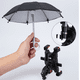 thumbnail image 3 of Soporte para teléfono celular de bicicleta con rotación de 360 ​​° y bloqueo de un solo toque con soporte para teléfono celular Parasol Rider (amarillo) JM, 3 of 5