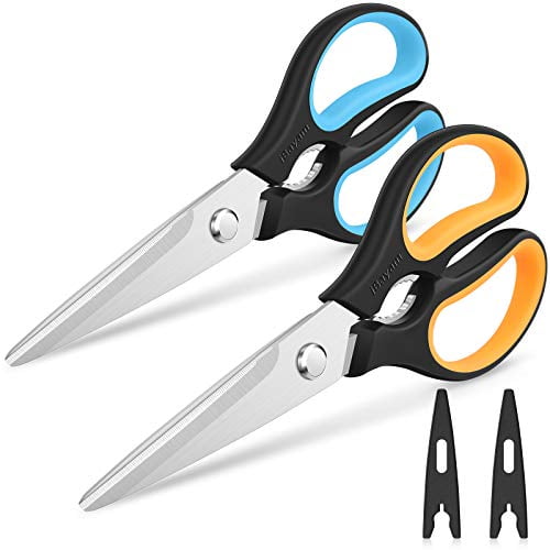 Kitchen Shears, Heavy Duty Kitchen Scissors, 2Pack 9 Inch Dishwasher