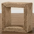 thumbnail image 7 of bali & pari Adonica Modern Bohemian Natural Brown Seagrass and Wood End Table, 7 of 7