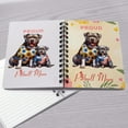 thumbnail image 4 of Happy Mother's Day Proud Pitbull Mom Spiral Bound Journal Terrier Dog Lover 5x7in Spiral Notebook - 03003, 4 of 5