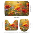 thumbnail image 3 of Butterfly (15) Shower Curtain Waterproof Bathroom Curtain Anti-slip Bath Mat Set Toilet Rugs Carpet, 3 of 8