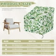 thumbnail image 5 of Renewold Waterproof Patio Chair Covers UV Resistant All Weather Protection Lawn Chair Covers Perfect for Patio, Deck, and Porch, 29"W x 33"D x 36"H, Green Leaf, 5 of 7