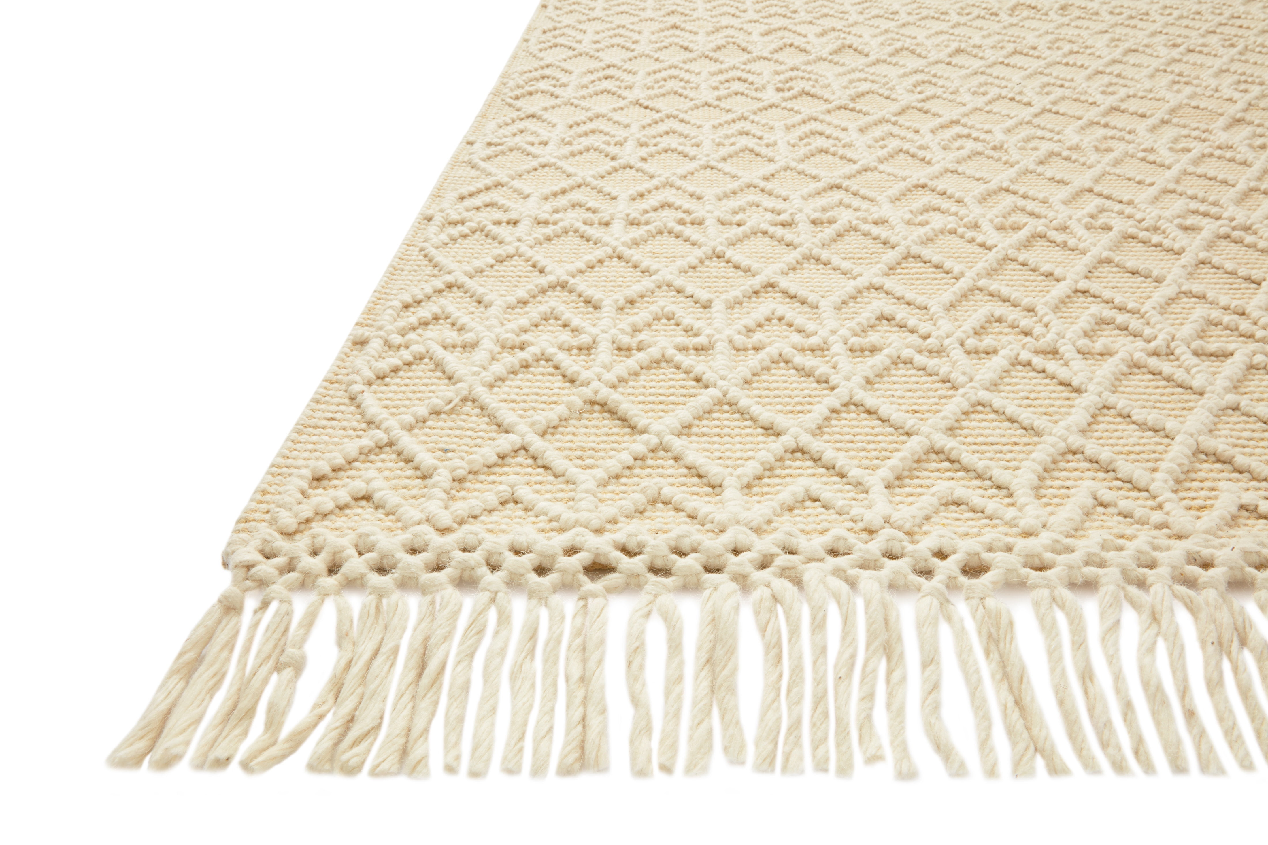 Loloi Noelle Ivory / Gold Geometric Area Rug 9'-0" x 12'-0"