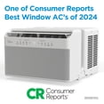 thumbnail image 3 of Midea 10,000 BTU Smart Inverter U-Shaped Window Air Conditioner, Save 35% Energy, Quiet, 450 Sq. ft., MAW10V1QWT, New, 3 of 14