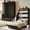 Gloss Black, variant on Puremind Queen Murphy Bed with LED Lights, Hidden Murphy Wall Bed with Gas-Lift, Cabinet Bed for Bedroom/Guest Room, White, Without Mattress